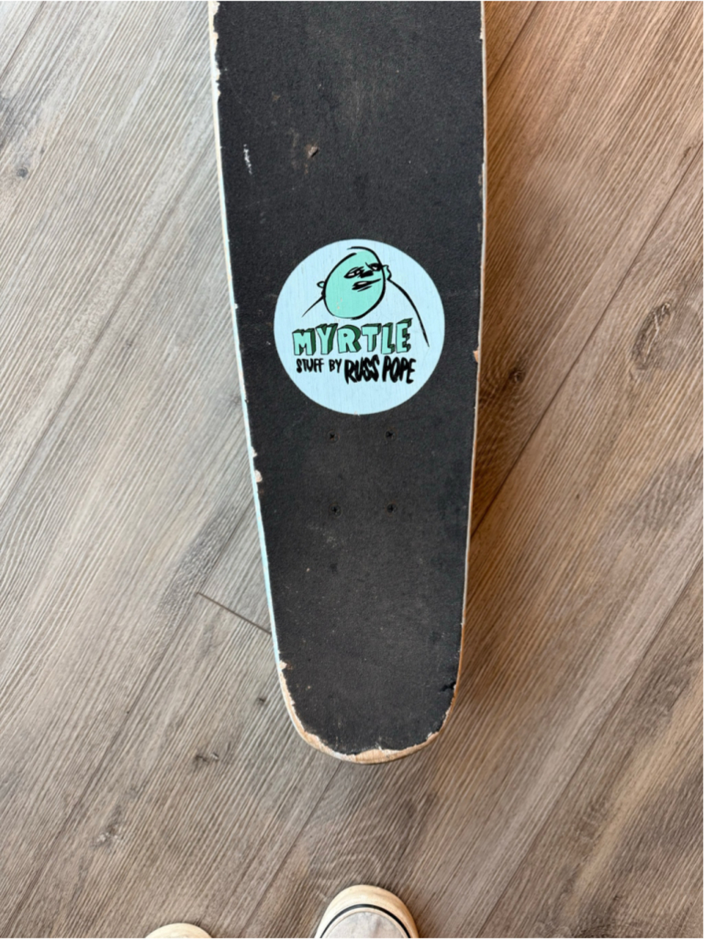 VINTAGE RARE RUSS POPE MYRTLE SKATEBOARD LONGBOARD 33" - Picture 7 of 8